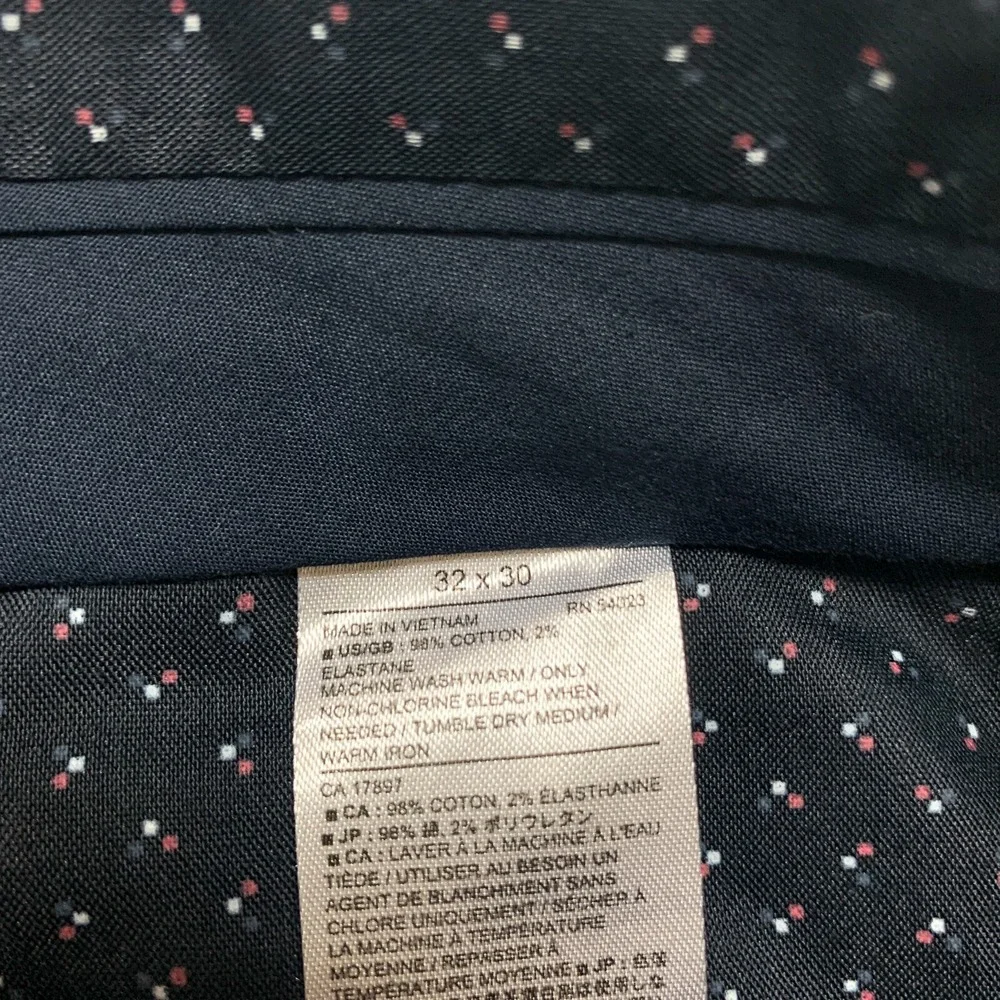 Banana Republic Aiden Pants Mens 32 Gray Plaid Business Casual Khakis Fit 34x28‎